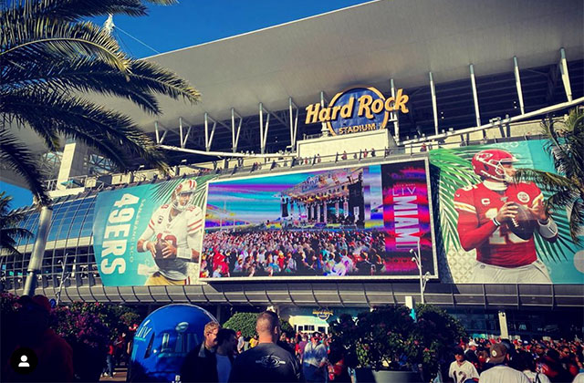 Hard rock stadium