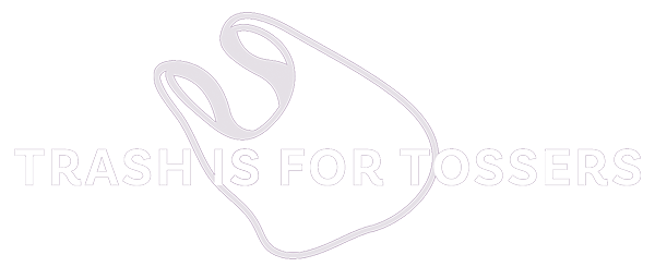 Trash is for tossers logo